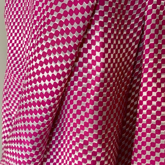 LAILA AZHAR Geometric Print Silk Tank Top Size 0 - Picture 4 of 6